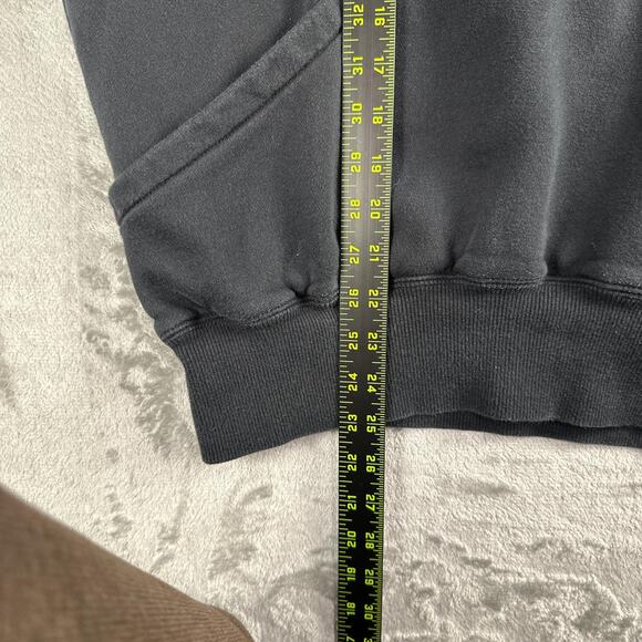 Nike black canvas center swoosh pullover hoodie size medium - Picture 4 of 7